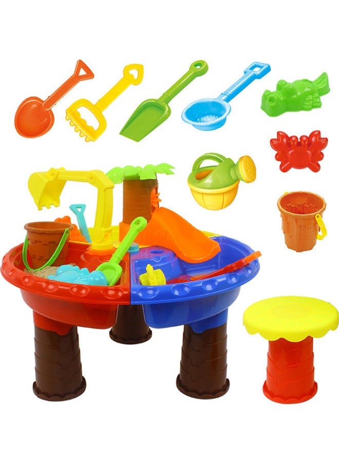 Kids Sand And Water Table Activity Toy Beach Toys Set