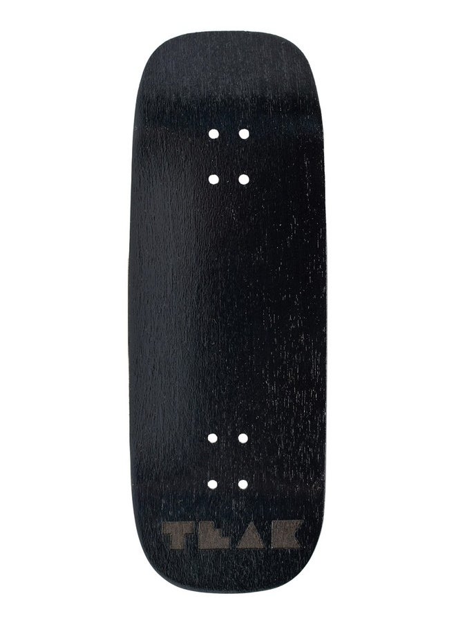 Prolific Wooden Fingerboard Deck, 33.5Mm X 96Mm Boxy Shape - Black Mamba - 5 Ply With Custom Color Matching Mid Ply - Includes Prolific Foam Tape