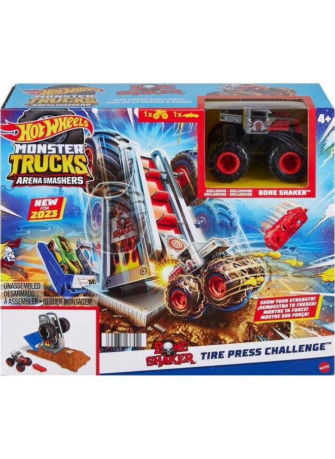 Monster Trucks Arena Smashers - Bone Shaker Tire Pressure Challenge