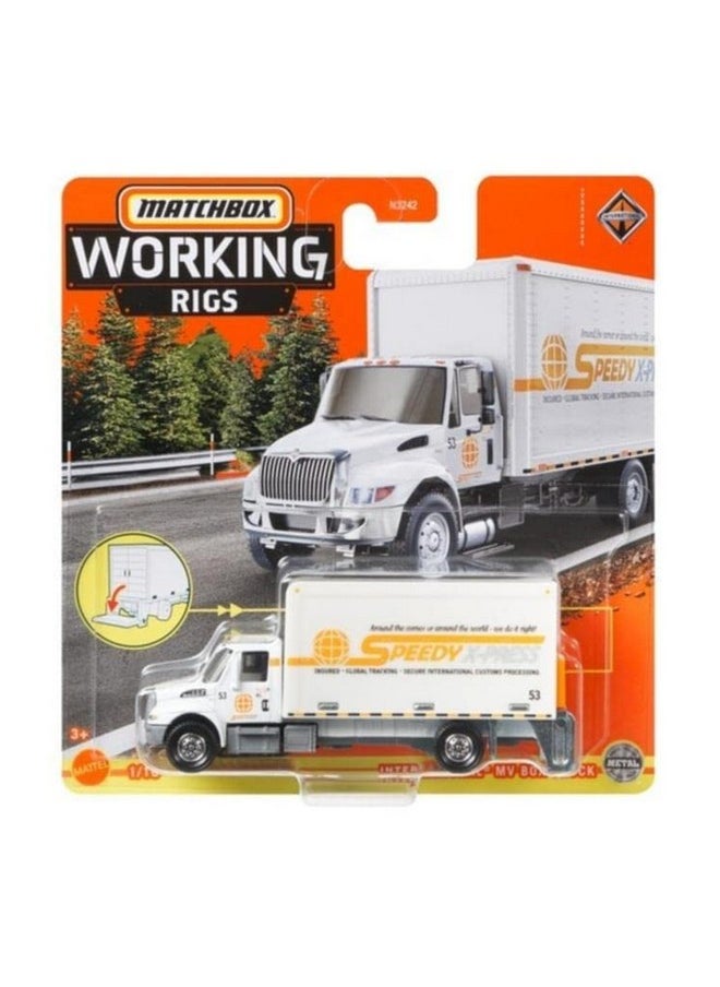 Working Rigs International Mv Box Truck 1/16 (White)