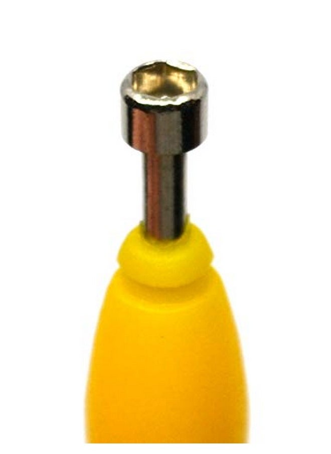 Standard Fingerboard Tool, Screwdriver And Nut Driver, Yellow Colorway, Pack Of 1