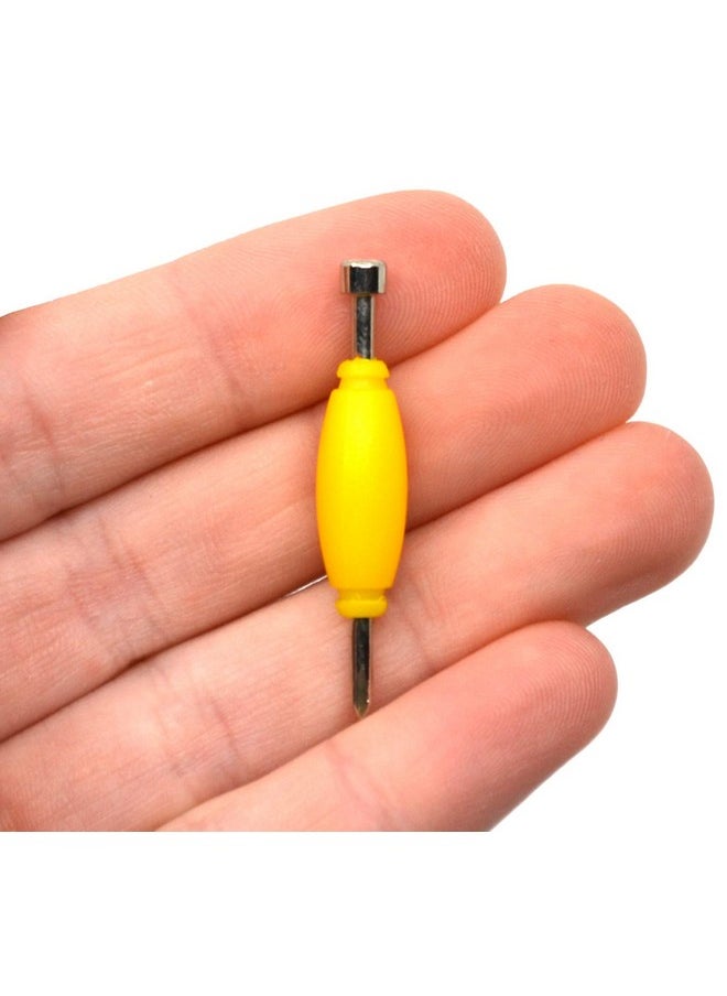 Standard Fingerboard Tool, Screwdriver And Nut Driver, Yellow Colorway, Pack Of 1