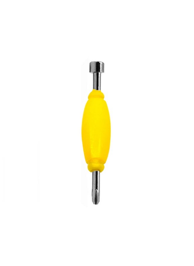 Standard Fingerboard Tool, Screwdriver And Nut Driver, Yellow Colorway, Pack Of 1