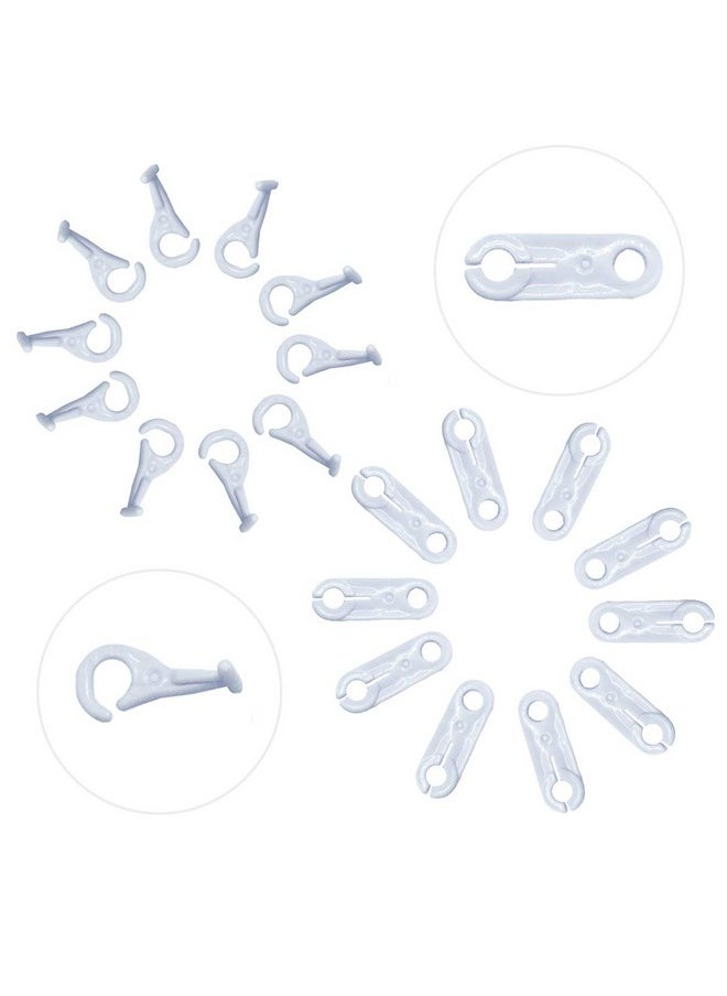 10 Pairs Replacement Parts For Thomas Train Trackmaster Toys Couplers Hooks Eyes -White