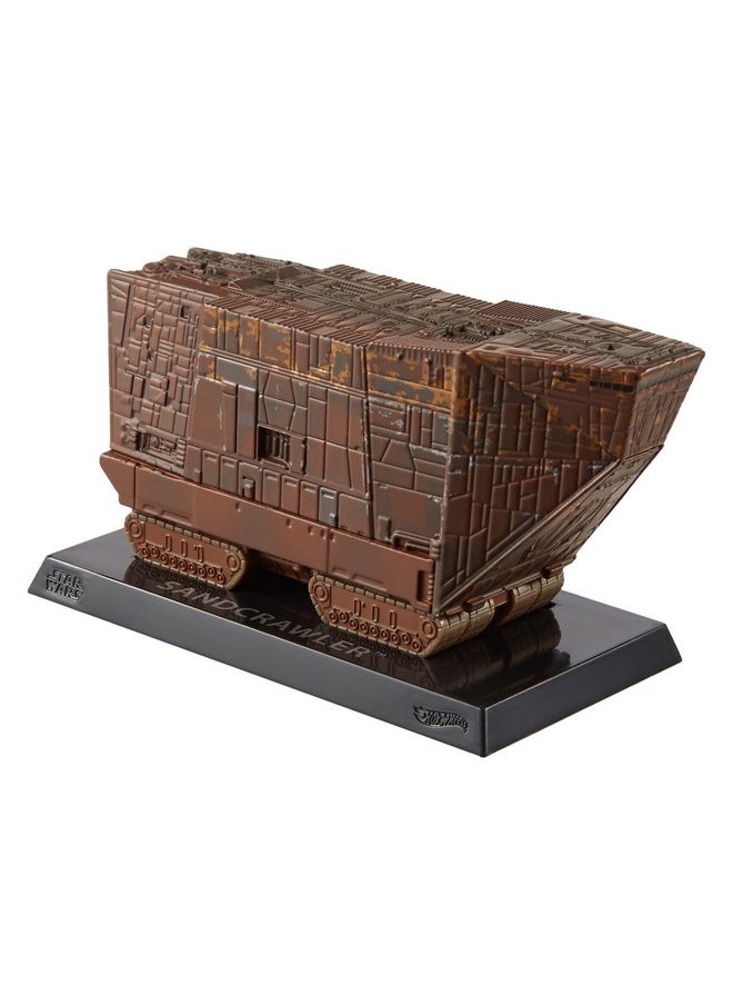 Hot Wheels Starships Select Sandcrawler, 1:50 Scale Premium Die-Cast Vehicle (Htj82)