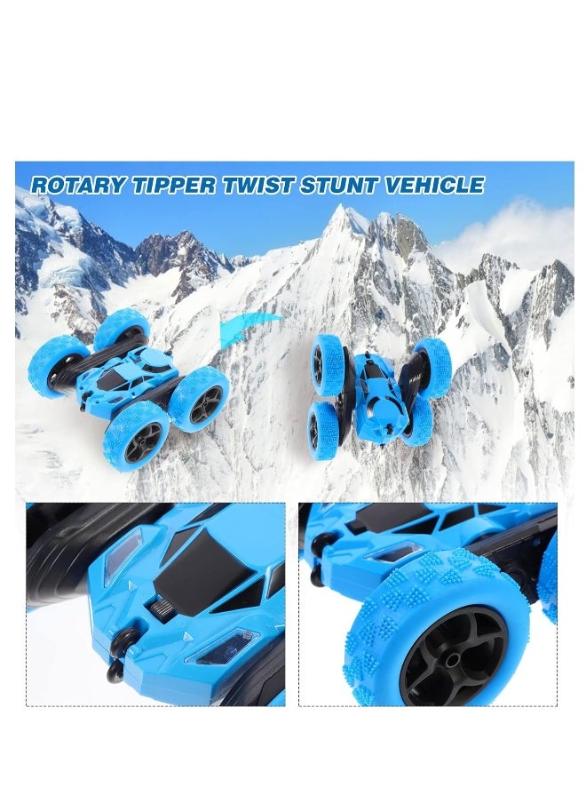 Stunt Car with Remote Control 2.4 GHz Trucks Off Road 360° Spins & Flips RC Crawler Outdoor Toys for Kids