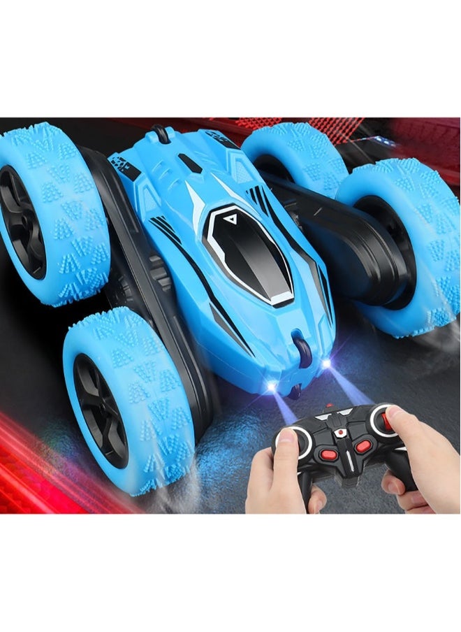 Stunt Car with Remote Control 2.4 GHz Trucks Off Road 360° Spins & Flips RC Crawler Outdoor Toys for Kids