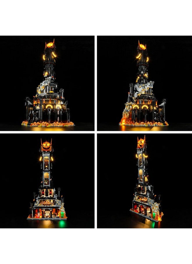 Light Kit For Lego-10333 Barad-Dur - Compatible With Lego Icons Lord Of The Rings Building Set- Not Include Lego Set