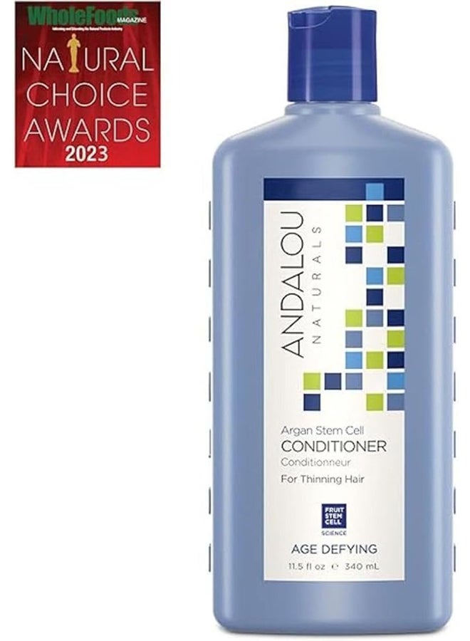 Andalou Naturals Conditioner Age Defying With Argan Stem Cell, For Thinning Hair Thinning Hair 340ml