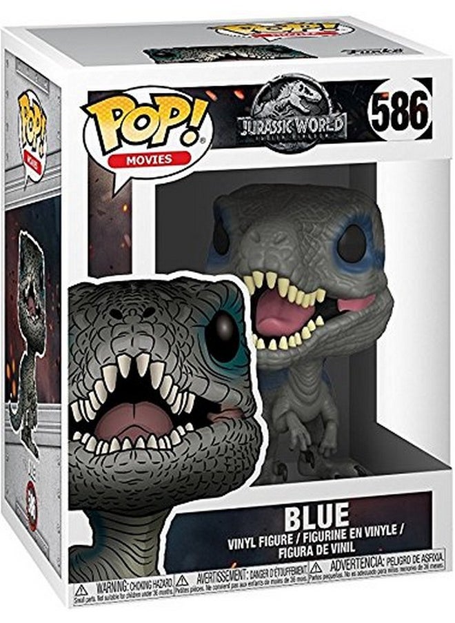 Pop Jurassic World Fallen Kingdom Blue [Velociraptor] Pop Vinyl Figure (Bundled With Compatible Pop Box Protector Case) Multicolor 3.75 Inches