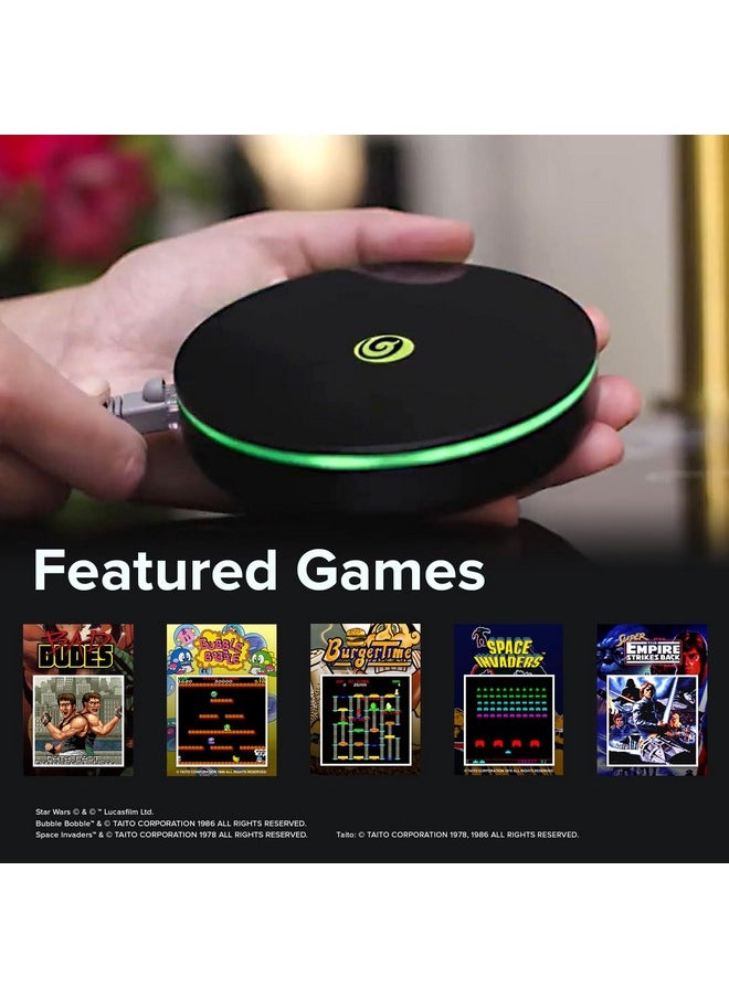 Legends Core, Plug And Play Arcade Game Console, Home Arcade, Classic Retro Video Games, 100 Licensed Genre-Defining Arcade & Console Games, Includes Action Fighting Puzzle Sports & More, Wifi, Hdmi