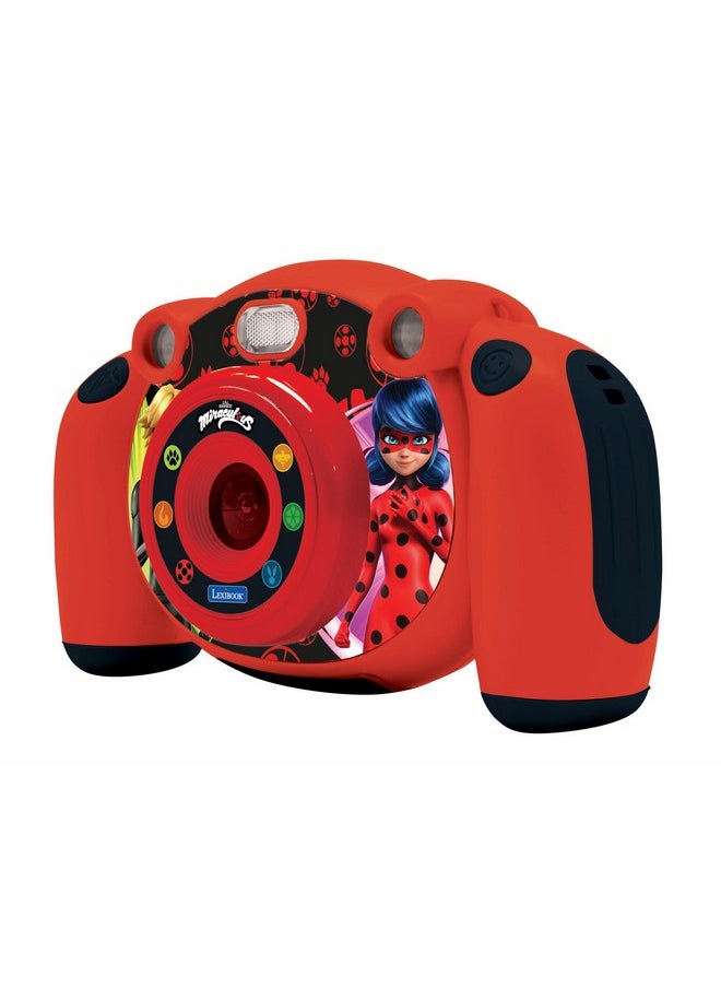 - Miraculous - 4-In-1 Kids Camera With Photo, Video, Audio And Game Functions, 32Gb Sd Card Included - Dj080Mi