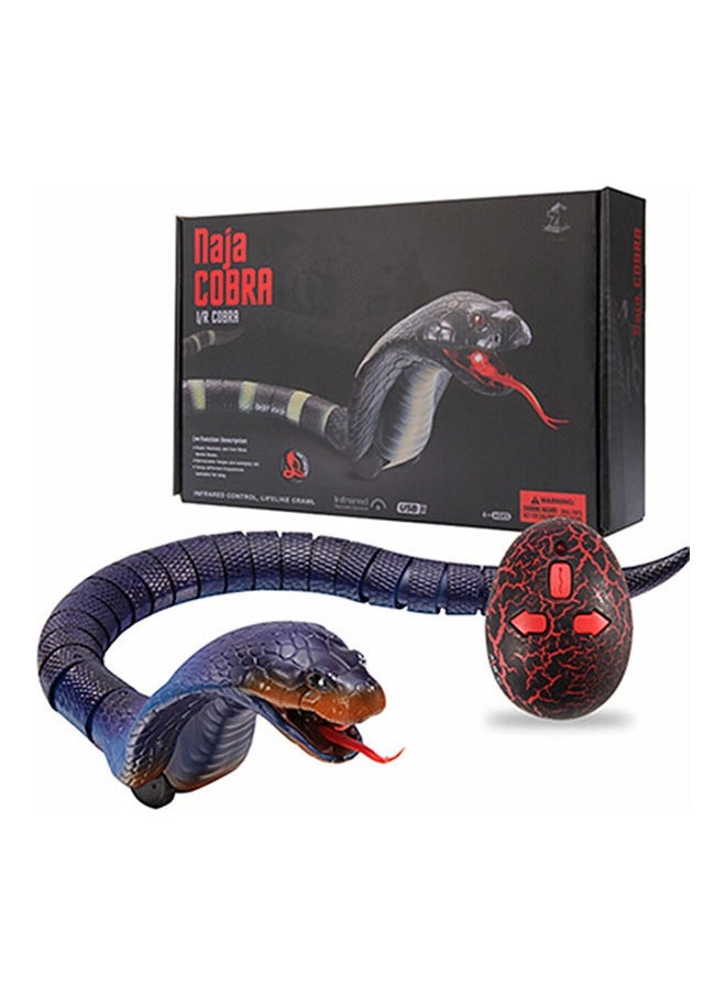 Remote Controlled Wireless Flexible Realistic Fast Moving Cobra Snake Toy 36cm