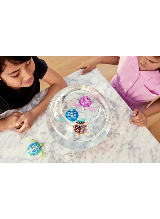 Robo Turtle Robotic Swimming Turtle (Orange + Blue) By Zuru Water Activated, Comes With Batteries, Amazon Exclusive (2 Pack)