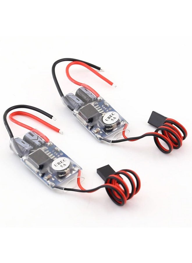 2Pcs Rc Bec Ubec 5V 5A Step Down Ubec Module 2S 3S 4S For Fpv Quadcopter Airplane Rc Servo Rc Car Boat Model
