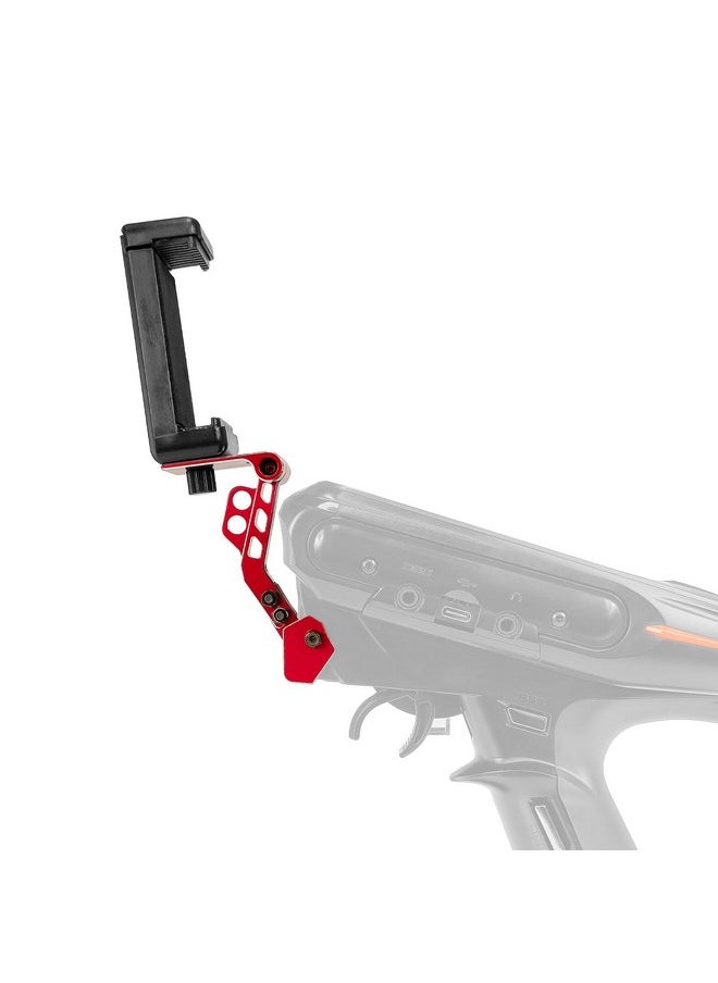 Rc8X Holder Mount 5.8G Fpv Monitor Screen Phone Bracket Cnc Aluminum Alloy Rc Device For Rc Remote Controller Rc8X, Red