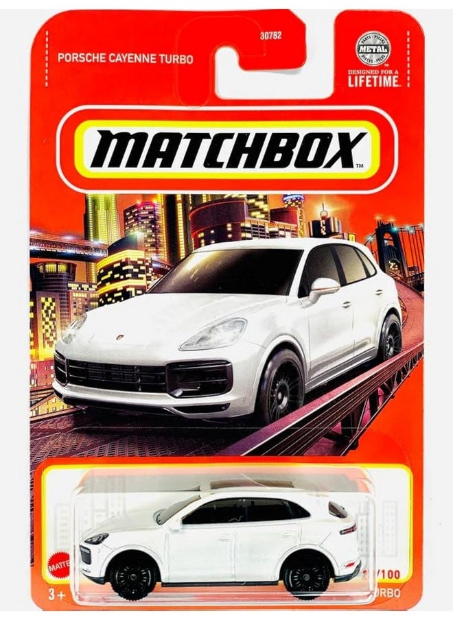 Porsche Cayenne Turbo 1:64 Scale Die-Cast Vehicle, White, 27/100