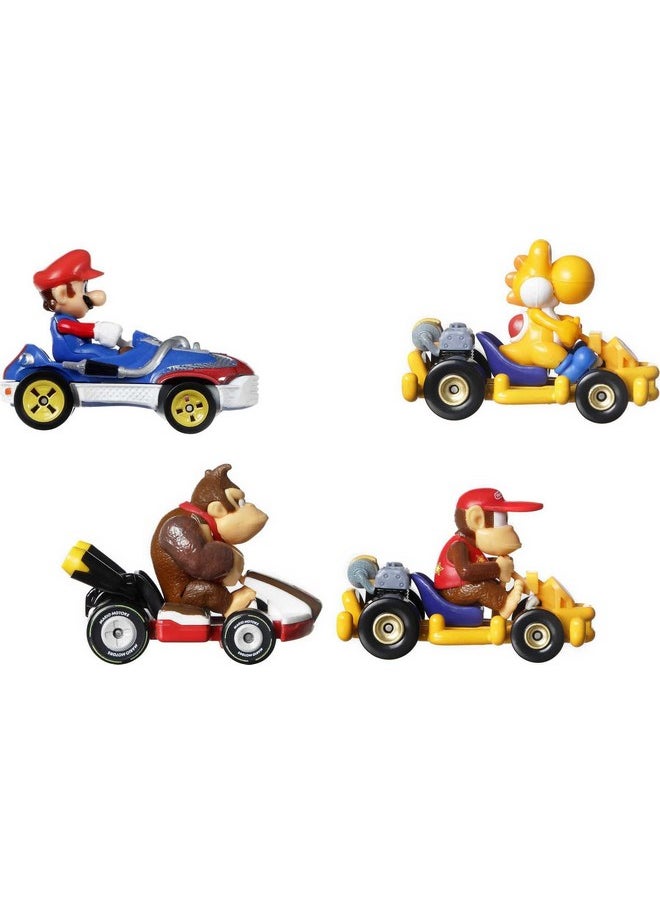 Hw Mario Kart Die-Cast 4-Pack #1 [.Com]