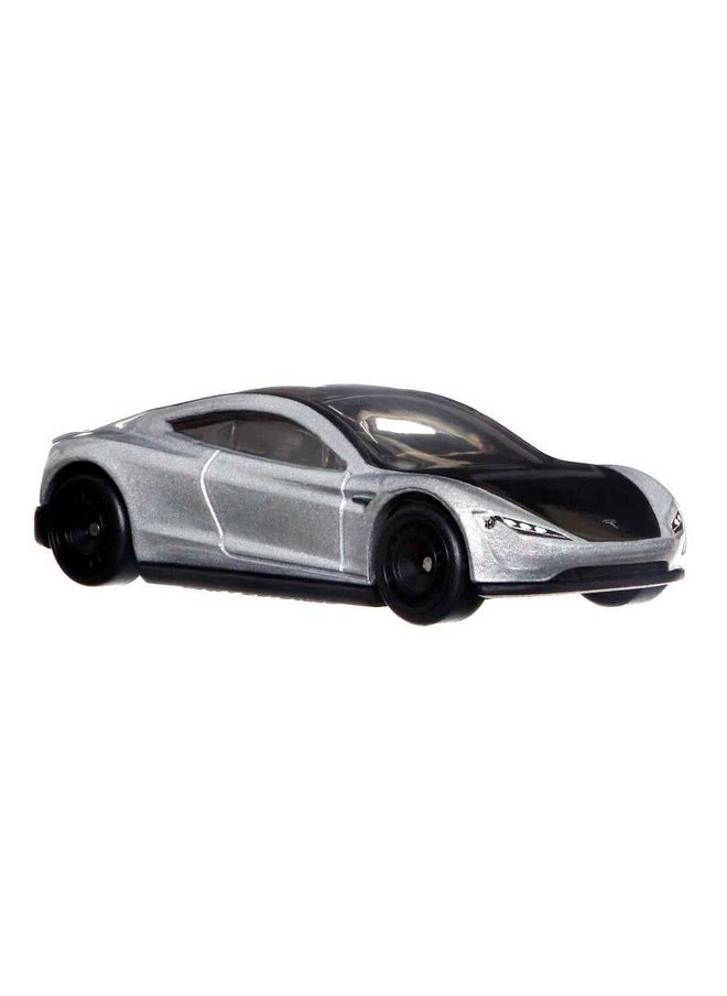 Tesla Roadster Safari Vehicle For 3 Kids Years Old & Up, Premium Collection Of Car Culture 1:64 Scale Vehicles