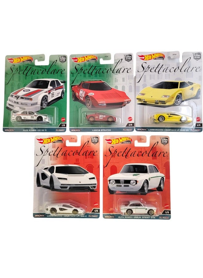 Car Culture 2023 Che Figata Spettacolare Complete Set Of 5 Diecast Vehicles From Fpy86-959B Release Bundle