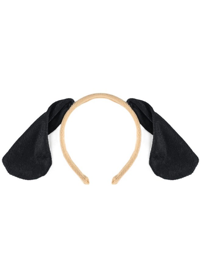 Puppy Dog Costume Set - Brown And Black Dog Ears, Bow Tie And Tail Accessories Kit For Kids Of All Ages