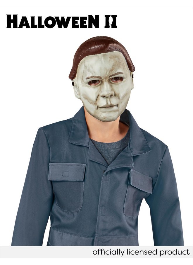 Halloween Ii Michael Myers Costume Jumpsuit With Face Mask For Kids, For Themed Party And Halloween