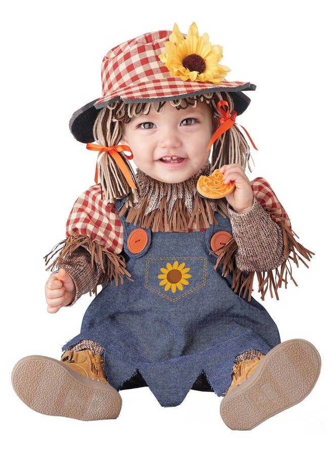 Lil' Cute Scarecrow, Infant Costume, 18-24 Months,Blue/Brown