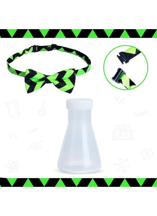 Mad Scientist Costume For Girls Mad Scientist Lab Coat Goggles Bow Tie Hair Extension For Halloween Dress Up (Set A)