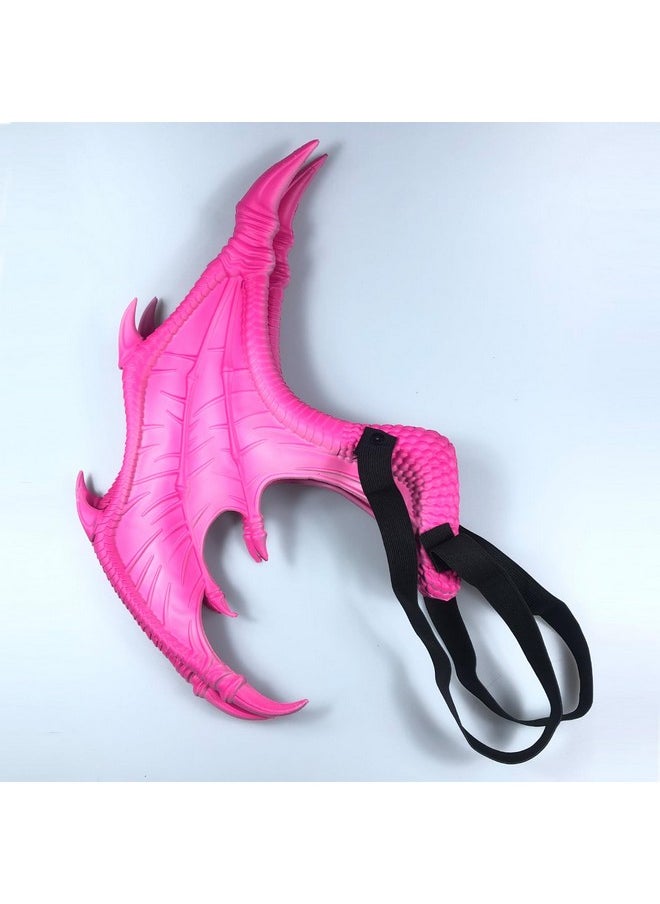 Dragon Wings Bat Wing Halloween Mardi Gras Demon Costume Cosplay Accessory (Pink)