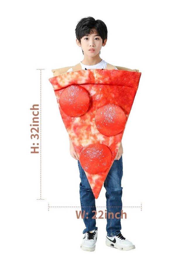 Unisex Children Pizza Cosplay Costume, One Size Fits Most