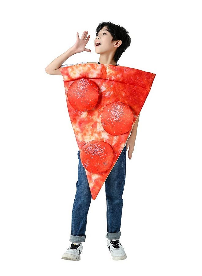 Unisex Children Pizza Cosplay Costume, One Size Fits Most