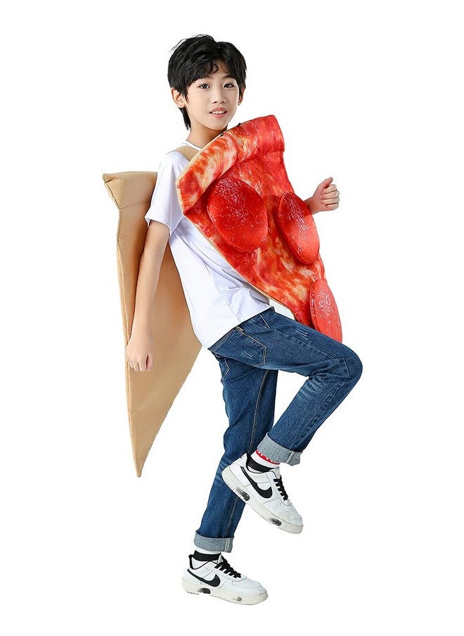 Unisex Children Pizza Cosplay Costume, One Size Fits Most