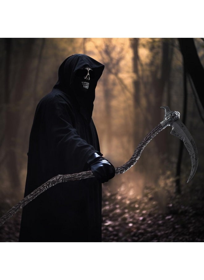 Halloween Grim Reaper Scythe Accessories For Halloween Party Pretend Play Costume, Halloween Dress Up