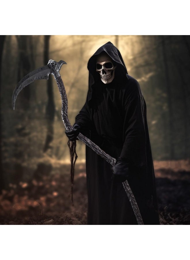 Halloween Grim Reaper Scythe Accessories For Halloween Party Pretend Play Costume, Halloween Dress Up