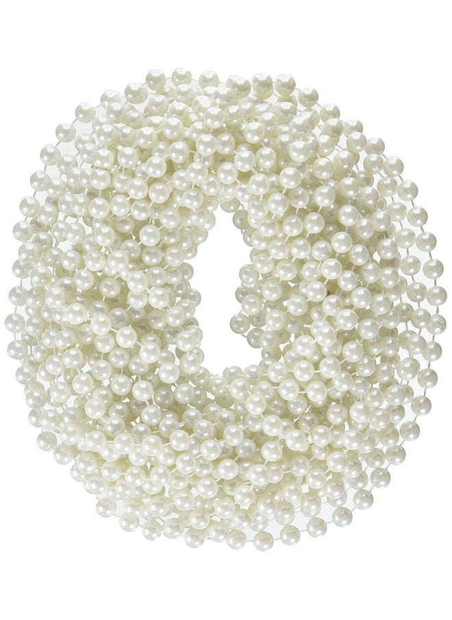 48Inch 12Mm Faux Pearl Necklace White Pack Of 12