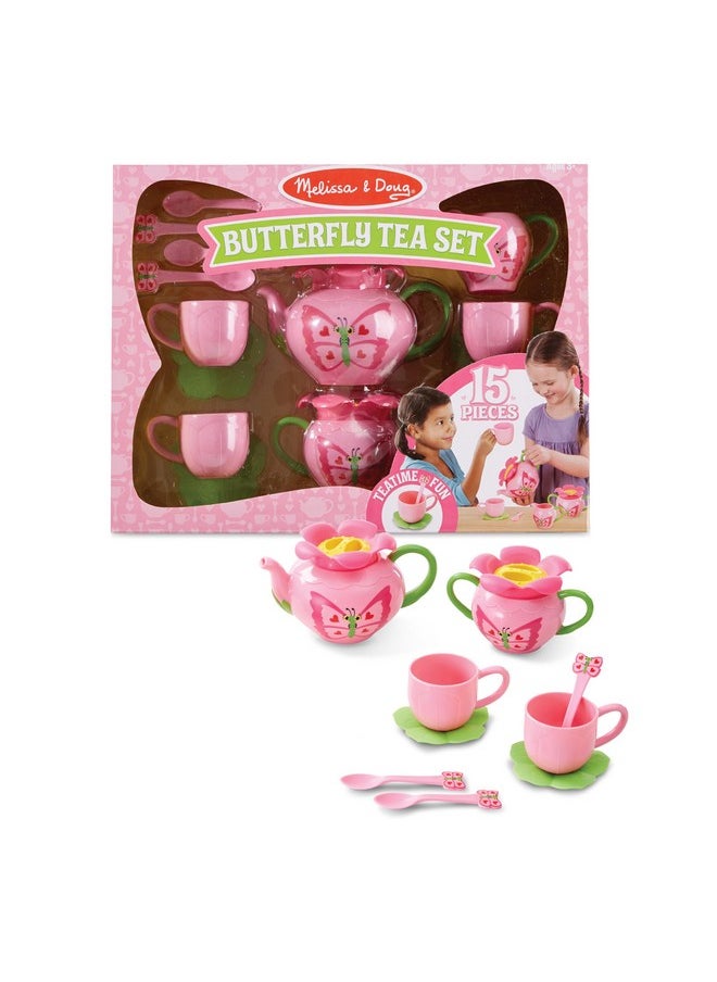 Sunny Patch Bella Butterfly Tea Set (15 Pcs) Play Food Accessories