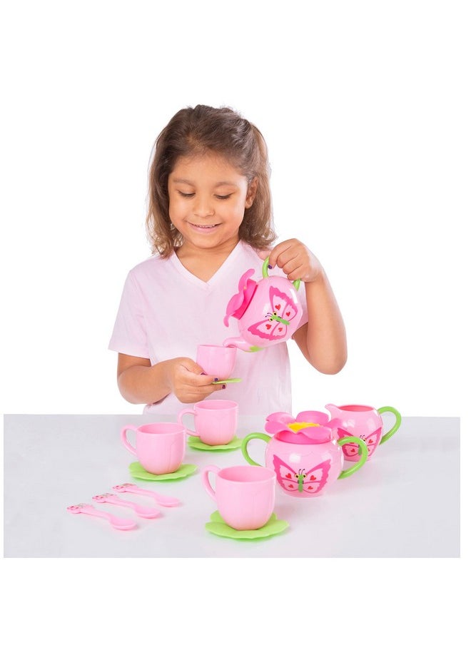 Sunny Patch Bella Butterfly Tea Set (15 Pcs) Play Food Accessories