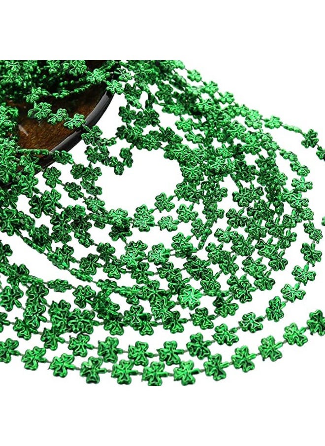 Green Shamrock Bead Necklaces 72 Piece Party Favor Clover Beads For Men Women & Kids 33