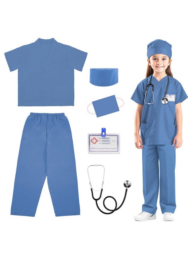 Doctor Costume For Kidstoddler Nurse Scrubs With Accessories Christmas Dress Up Cosplay For Boys Girls 311 Years