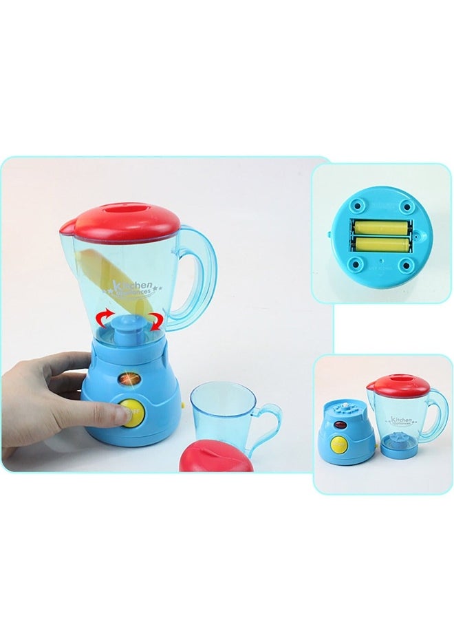 1-Piece Kids Kitchen Utensils Simulation Mini Electric Home Appliances With Lighting Toy