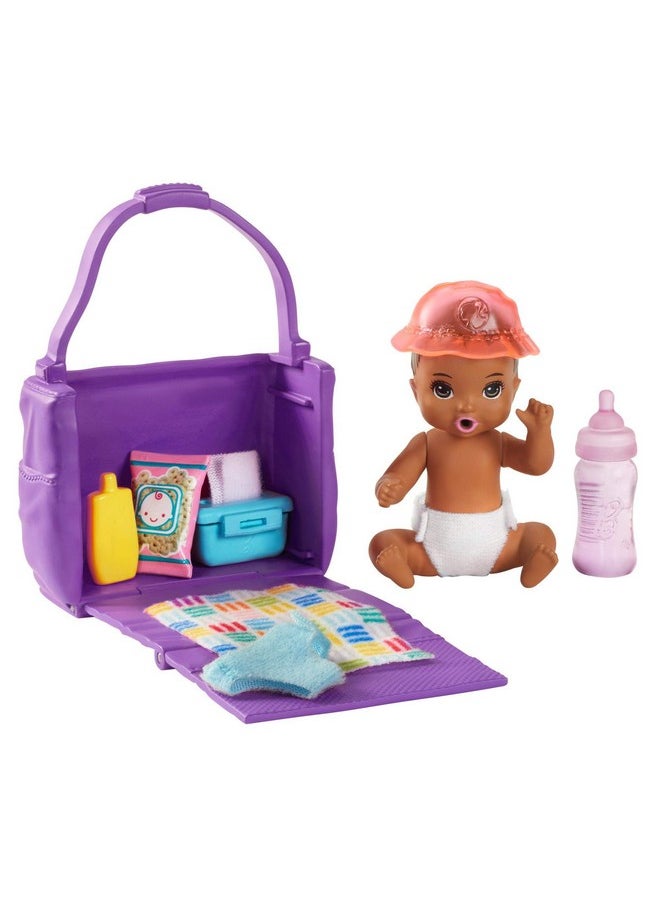 Skipper Babysitters Inc. Feeding And Changing Playset With Colorchange Baby Doll Diaper Bag And Accessories