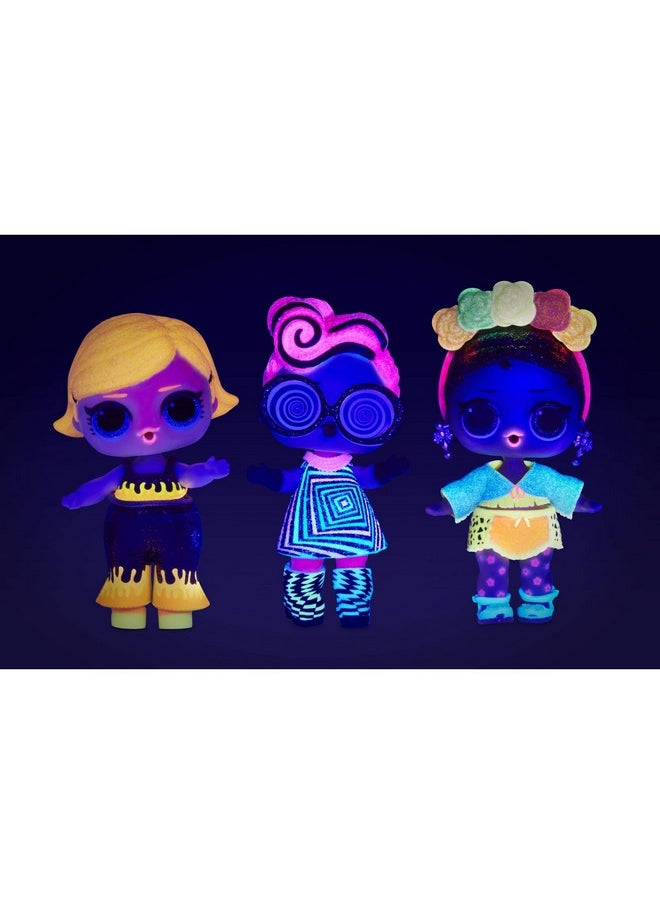 Lights Glitter Doll With 8 Surprises Including Black Light Surprises