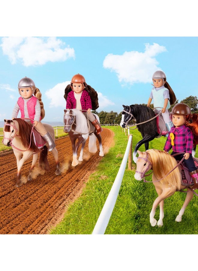 - Horseback Riding Mini Doll - 6-Inch Equestrian Doll - Horse Riding Outfit & Accessories - Clothes, Helmet, Boots & Ribbon - 3 Years + - Samanda