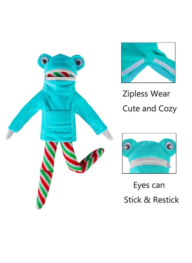 Santa Clothing Green Frog Cosplay Costume For Elf Doll Christmas Decoration