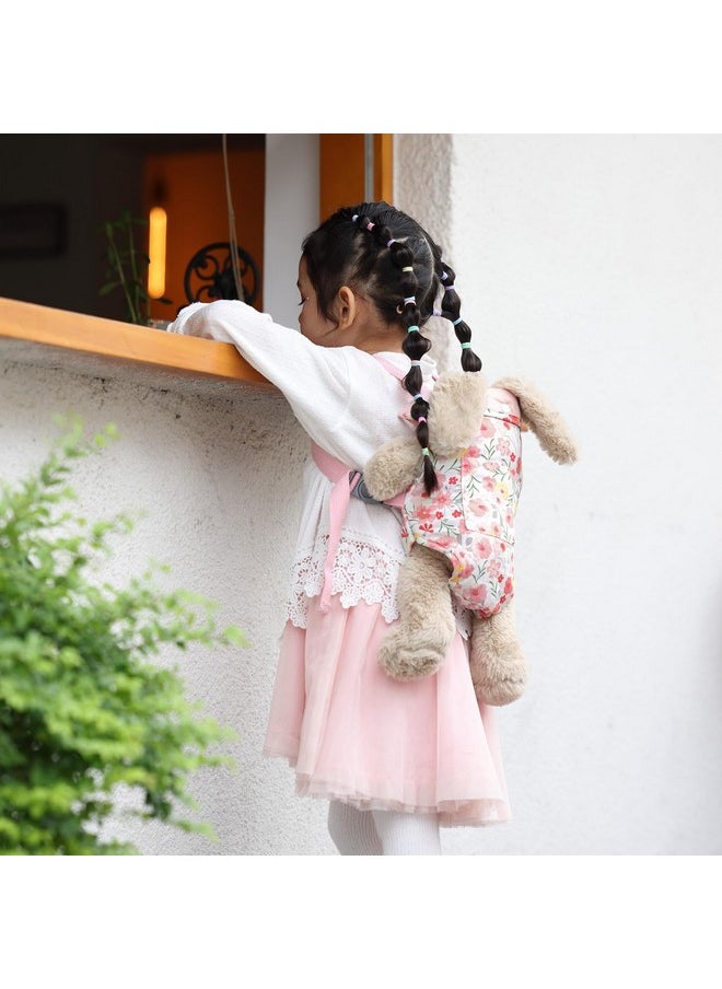 Baby Doll Carrier For Little Girls Baby Carrier For Dolls Reborn Baby Doll Carrier Toddlers 1-3 Years Old Babydoll Carrier - Pink Rose Of Sharon