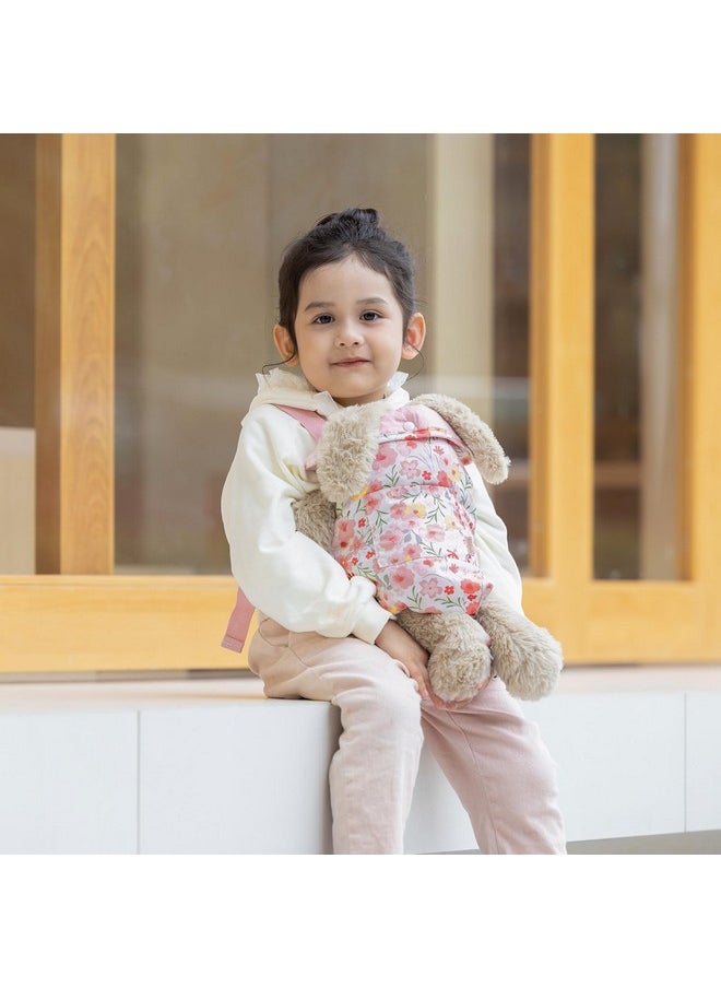 Baby Doll Carrier For Little Girls Baby Carrier For Dolls Reborn Baby Doll Carrier Toddlers 1-3 Years Old Babydoll Carrier - Pink Rose Of Sharon