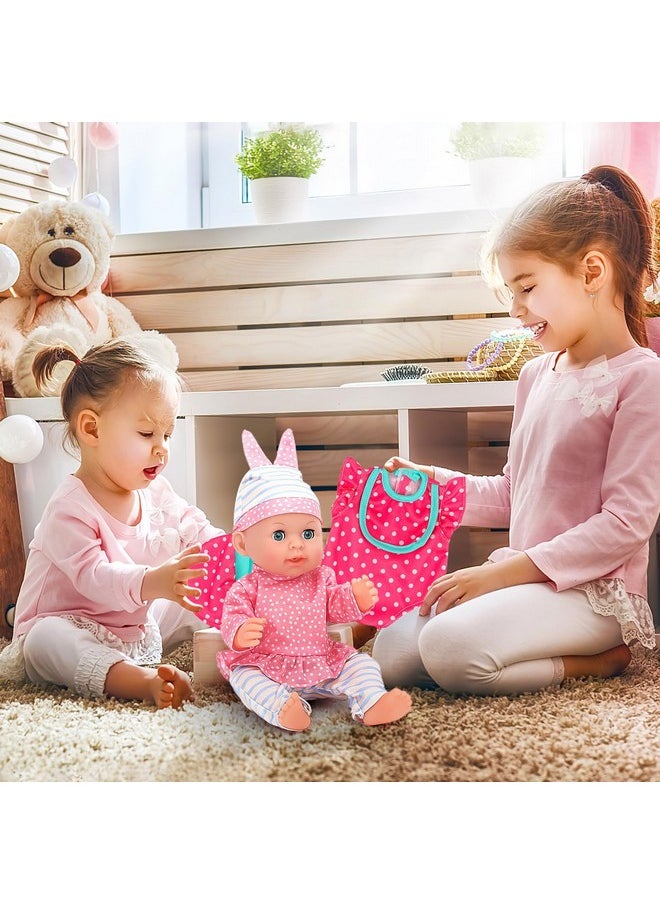 Baby Doll Clothes For 12 13 14 Inch Dolls,6 Sets Doll Clothes And Accessories,Dress Up Fun,Doll Outfits Accessories Underwear For Doll Gift (Doll Not Included)
