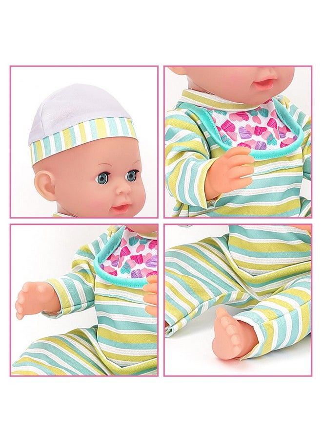 Baby Doll Clothes For 12 13 14 Inch Dolls,6 Sets Doll Clothes And Accessories,Dress Up Fun,Doll Outfits Accessories Underwear For Doll Gift (Doll Not Included)