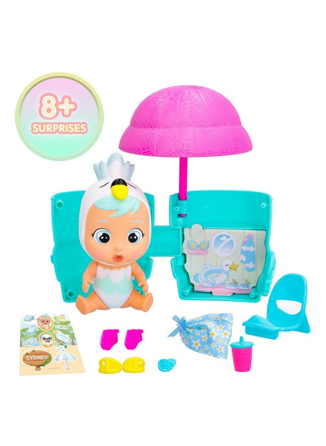 Magic Tears Tropical World - Beach Babies Series | 8+ Surprises, Accessories, Surprise Doll - Great Gift For Kids Ages 3+