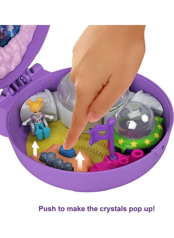 Playset Travel Toy With 2 Micro Dolls Toy Car & Surprise Accessories Saturn Space Explorer Compact